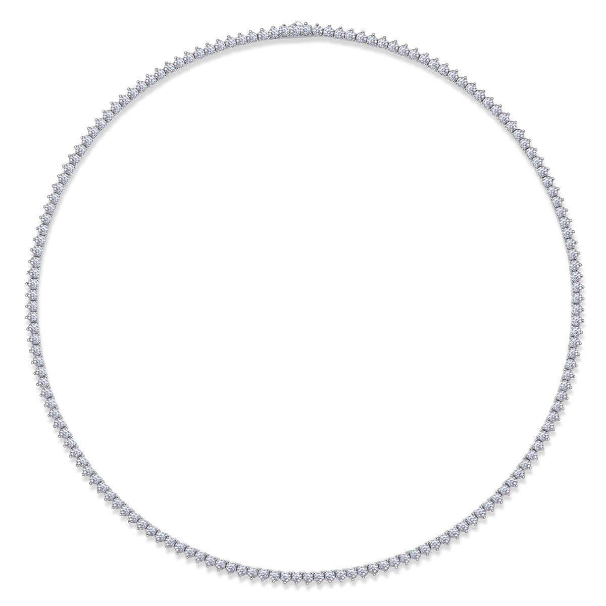 Tree of Life Studio delicate necklace featuring sparkling stones as an affordable alternative to natural diamonds