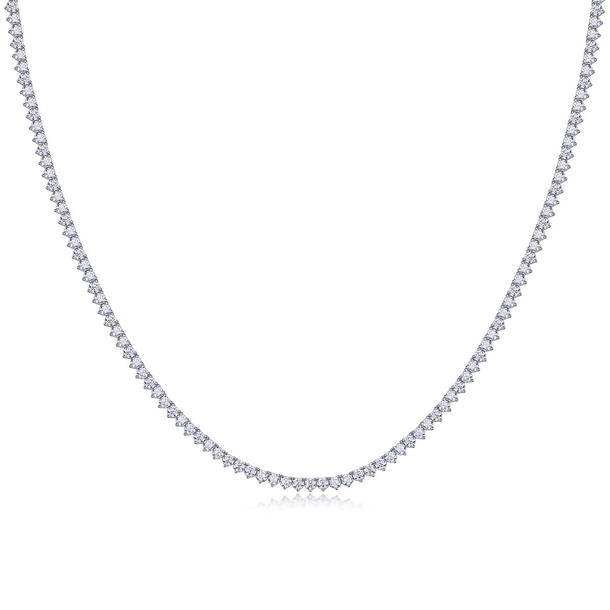 Tree of Life Studio sparkling necklace featuring an affordable alternative to natural diamonds