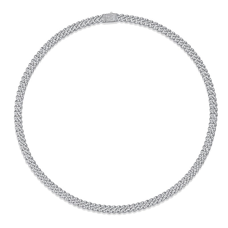 Tree of Life Studio silver bracelet with intricate design and clasp, Apex moissanite necklace rivals diamond style