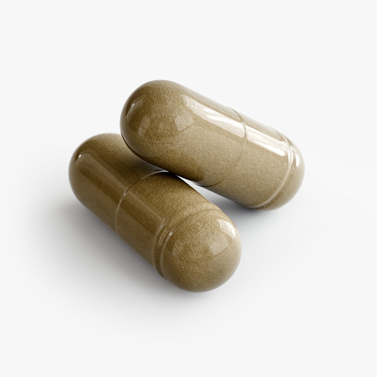 Tree of Life Studio ginkgo biloba and ginseng supplement capsules with natural herbal powder inside