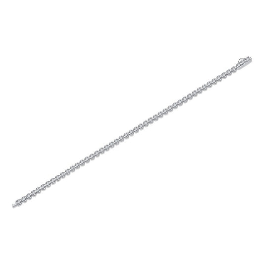 Tree of Life Studio S925 silver moissanite diamond bracelet elegant anklet with sparkling stones