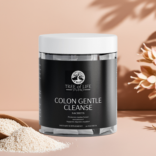 Tree of Life Studio natural colon cleanse supplement Colon Gentle Cleanse sachets container