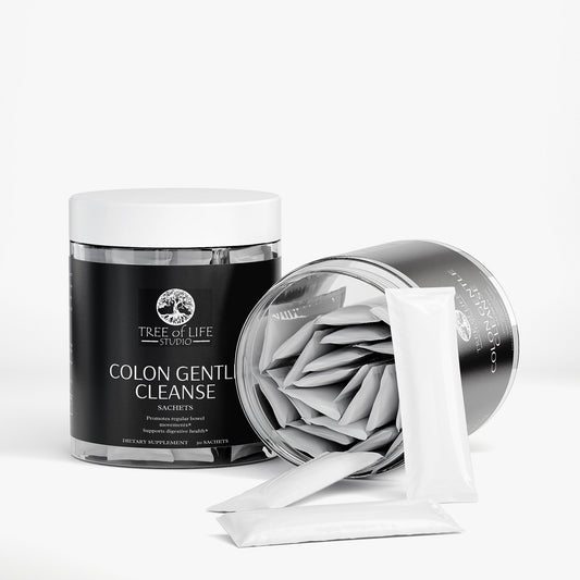 Tree of Life Studio natural colon cleanse supplement with sachets for gentle colon detox
