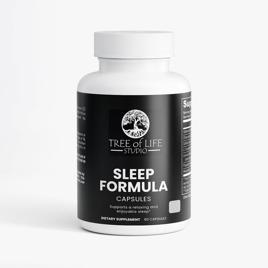 Tree of Life Studio Sleep Formula natural sleep aid capsules dietary supplement bottle